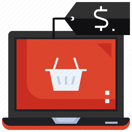 Tag, online, laptop, basket, shopping icon - Download on Iconfinder