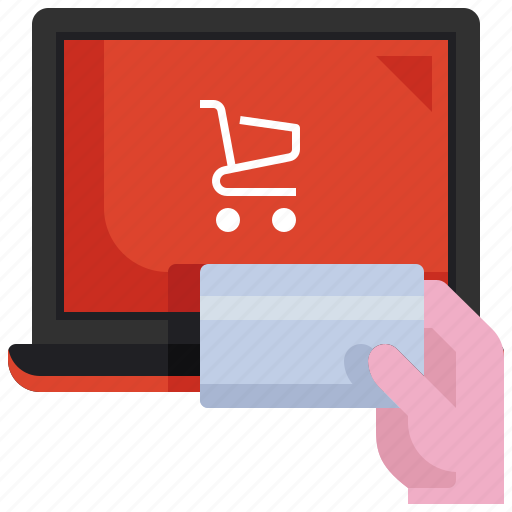 Cart, shopping, laptop, card, payment, credit, online icon - Download on Iconfinder