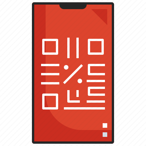 Black, shopping, qr, smartphone, technology, code, friday icon - Download on Iconfinder
