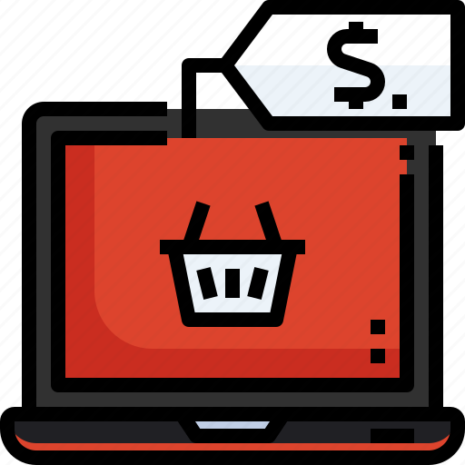 Laptop, online, basket, tag, shopping icon - Download on Iconfinder