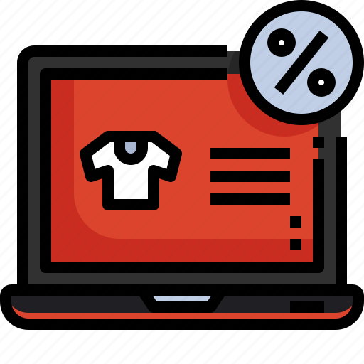 Laptop, promotion, sale, tshirt, discount icon - Download on Iconfinder