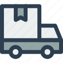 delivery, truck, shipping, package