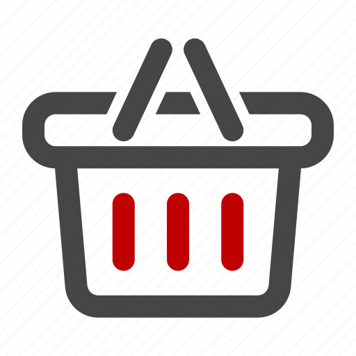 Basket, shopping basket, supermarket, shopper, online shop, online store, commerce icon - Download on Iconfinder
