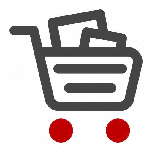 Cart, full, shopping cart, shopping, market, trolley, purchases icon - Download on Iconfinder