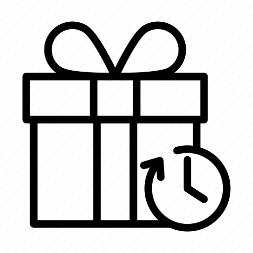 Black, friday, gift, present, box, product, time icon - Download on Iconfinder