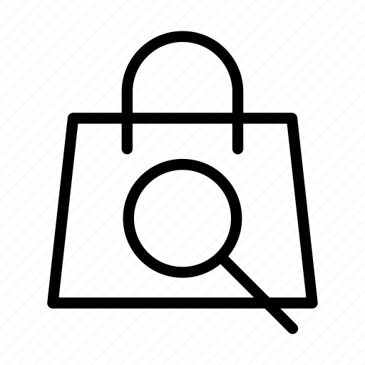 Black, friday, search, bag, find, product, shopping icon - Download on Iconfinder