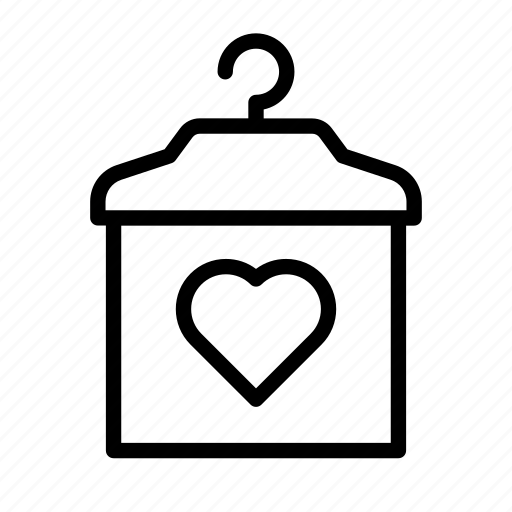 Black, friday, hanger, love, heart, cloth, clothing icon - Download on Iconfinder