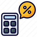 calculator, accountant, rate, finance, percent, interest, calculation, sale, discount
