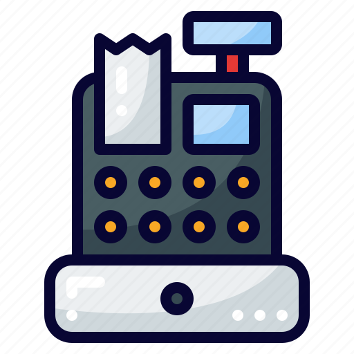 Cashier machine, retail, store, purchase, checkout, buy, pay icon - Download on Iconfinder