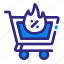 shopping, cart, sale, discount, promotion 