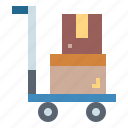 commerce, delivery, shipping, trolley