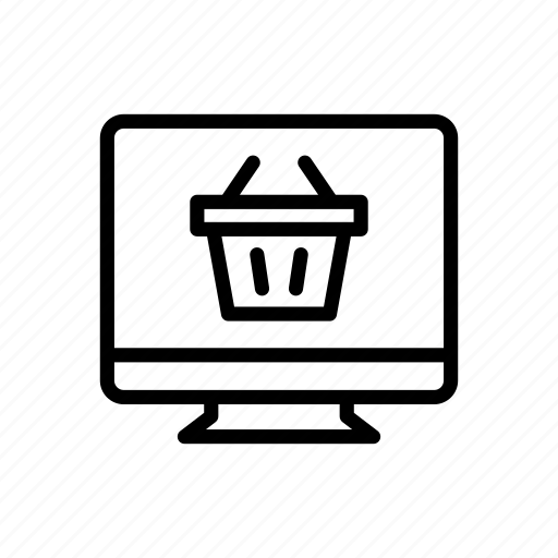 Cart, ecommerce, online, screen, shopping icon - Download on Iconfinder