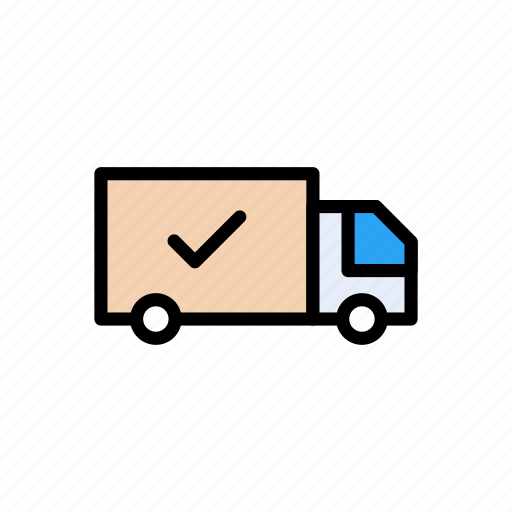 Delivery, done, lorry, shipping, truck icon - Download on Iconfinder