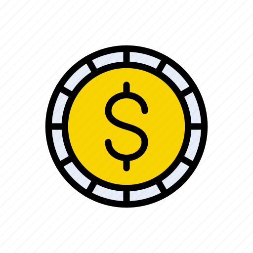Coins, currency, dollar, money, shopping icon - Download on Iconfinder