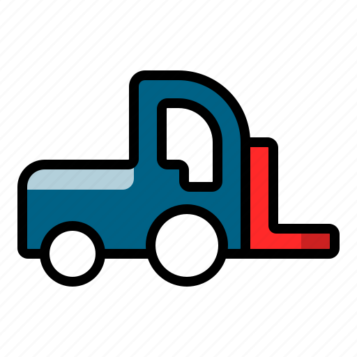 Automobile, forklift, vehicle, transport icon - Download on Iconfinder