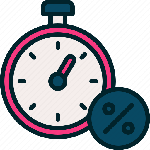 Timer, discount, sale, commerce, stopwatch icon - Download on Iconfinder