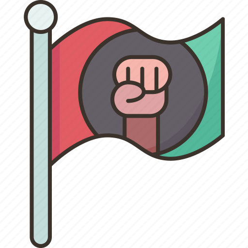 Flag, rally, unity, revolution, demonstration icon - Download on Iconfinder