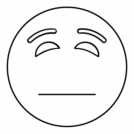 Emoji, emoticon, face, feeling, neutral, nuetral, smiley icon - Download on Iconfinder