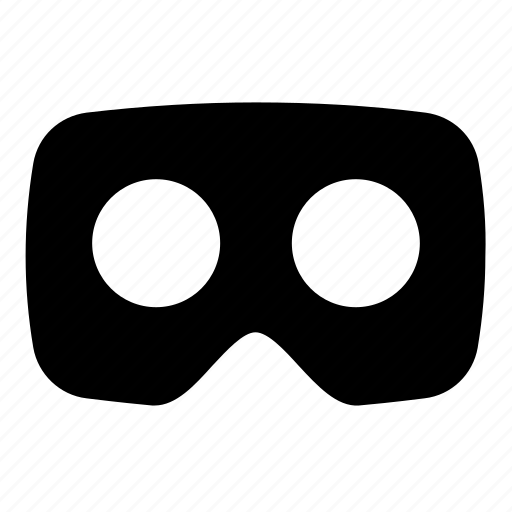 Filled, solid icon, virtual reality, vr, vr headset icon - Download on Iconfinder