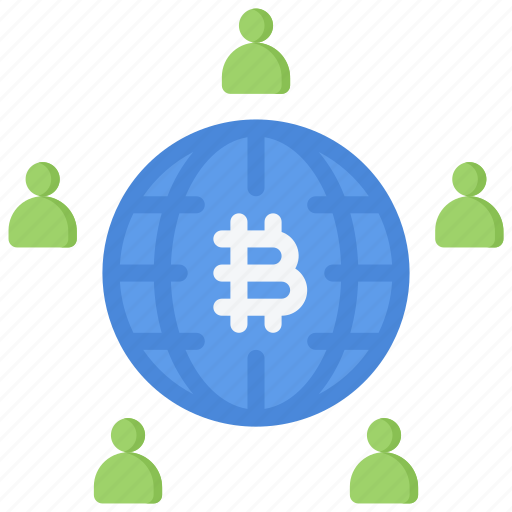 Bitcoin, block, chain, cryptocurrency, network, user icon - Download on Iconfinder