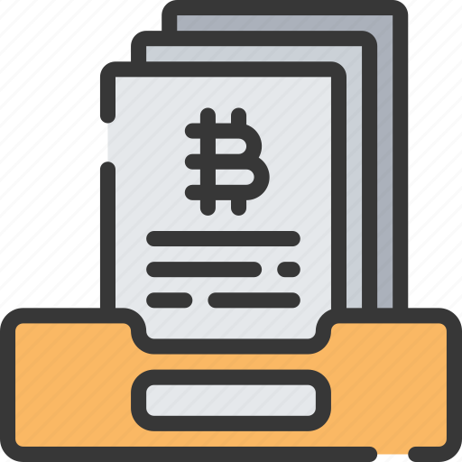 Block, chain, crypto, currency, documents, records icon - Download on Iconfinder