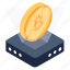 cryptocurrency, bitcoin hologram, bitcoin technology, btc, blockchain technology 