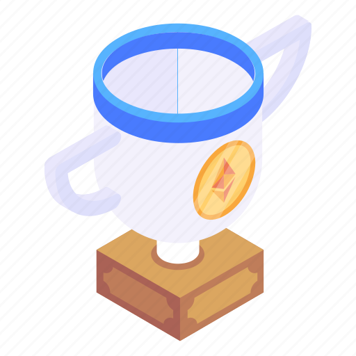 Trophy, reward, award, ethereum award, ethereum trophy icon - Download on Iconfinder