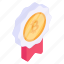 bitcoin badge, bitcoin reward, prize, achievement, badge 