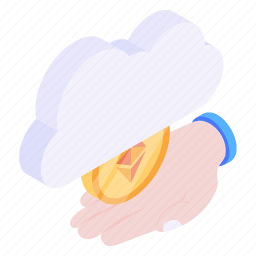 Cloud money, cloud business, cloud earning, cloud crypto, money storage icon - Download on Iconfinder