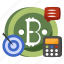 bitcoin calculation, cryptocurrency calculation, crypto calc, btc, digital currency 