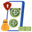 secure mobile bitcoin, cryptocurrency, crypto, btc, digital currency 