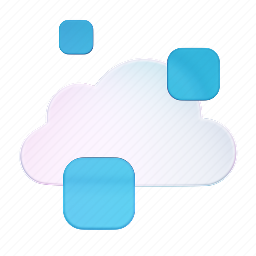 Cubes, cloud, data, storage, build, big data, computing icon - Download on Iconfinder