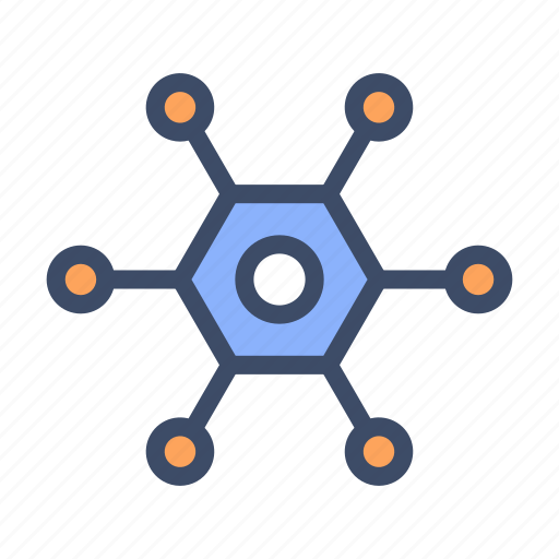 Blockchain, decentralized, technology, network, connection icon - Download on Iconfinder