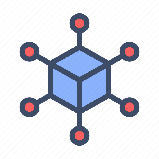 Cube, network, blockchain, crypto, digital icon - Download on Iconfinder