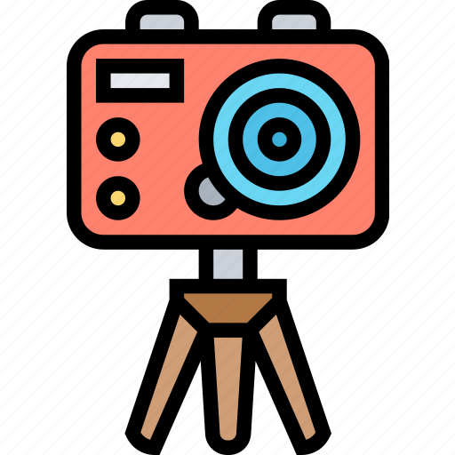 Action, camera, photograph, tripod, filming icon - Download on Iconfinder