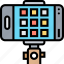 smartphone, application, tripod, holder, filming 