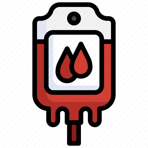 Blood, bag, hospital, healthcare, medicine, donation, transfusion icon - Download on Iconfinder