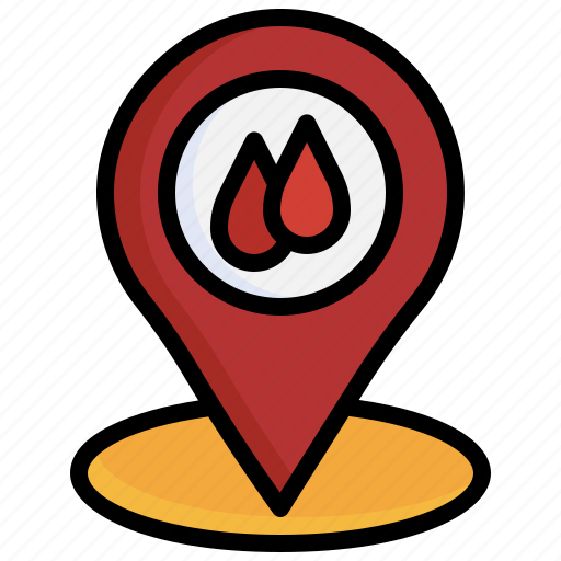 Location, hospital, healthcare, medicine, donation, transfusion, blood icon - Download on Iconfinder