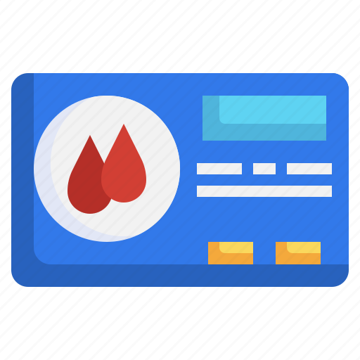 Card, blood, healthcare, medicine, donation, transfusion icon - Download on Iconfinder