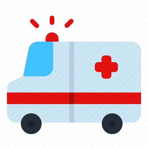 Ambulance, healthcare, medical, transportation, automobile, emergency, vehicle icon - Download on Iconfinder