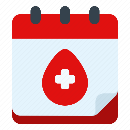 Calendar, blood, donation, time, date, drop, schedule icon - Download on Iconfinder