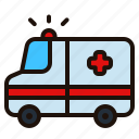 ambulance, healthcare, medical, transportation, automobile, emergency, vehicle