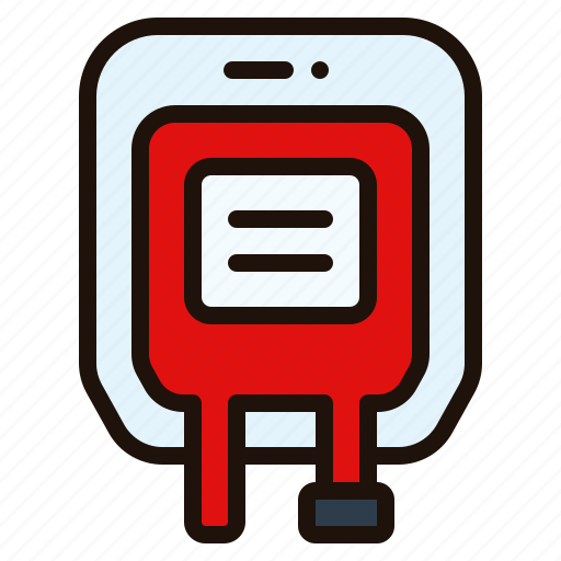 Blood, bag, drop, donation, healthcare, medical, transfusion icon - Download on Iconfinder