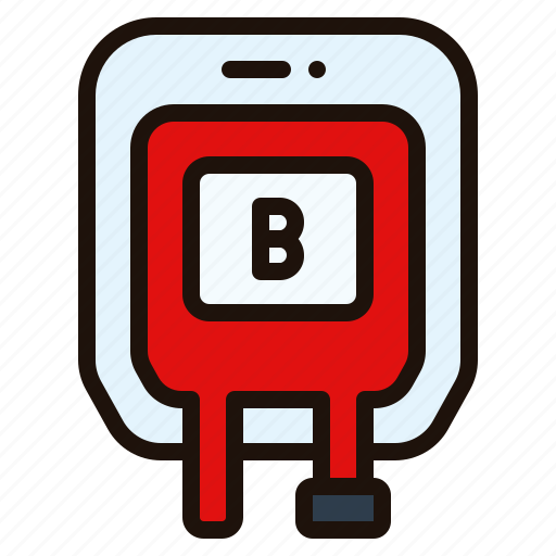 Blood, type, b, healthcare, medical, transfusion icon - Download on Iconfinder