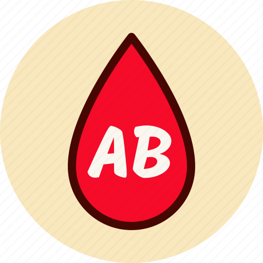 Ab, blood, drop, medical, type icon - Download on Iconfinder