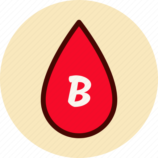 B, blood, drop, medical, type icon - Download on Iconfinder