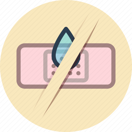 No, patch, plaster, sign, wet icon - Download on Iconfinder