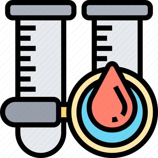 Magnifying, glass, tube, sample, analysis icon - Download on Iconfinder