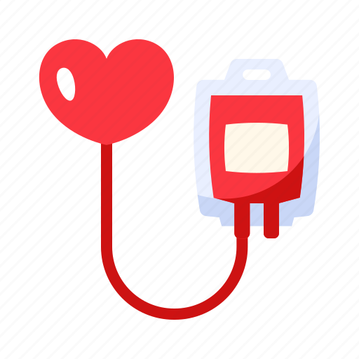Blood, transfusing, heart, donor, care, donation, health icon - Download on Iconfinder