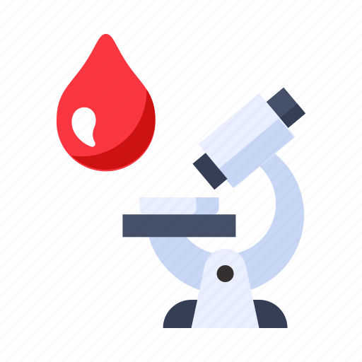 Microscope, blood, droplet, donor, care, donation, health icon - Download on Iconfinder
